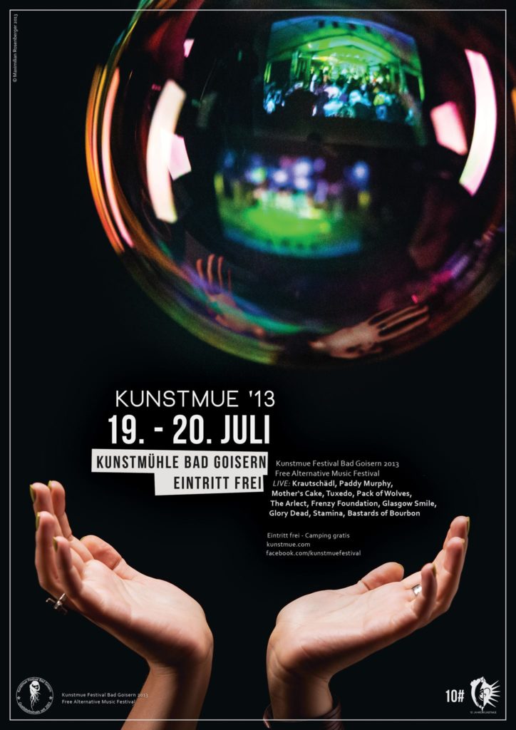 Plakat für Kunstmue Festival Maximilian Rosenberger